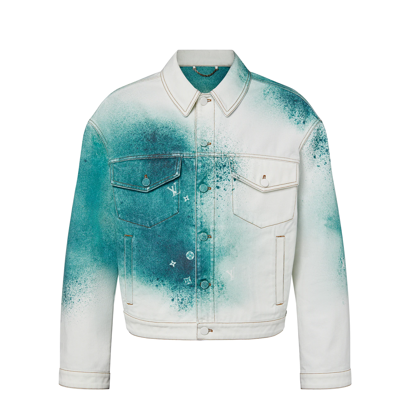 Louis Vuitton spray denim jacket